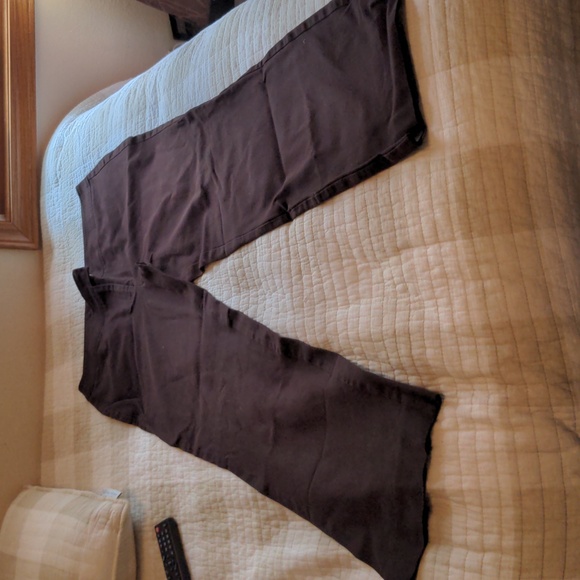 Chico's 2.5 Brown Wider leg pants - Picture 1 of 4